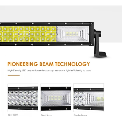 LED Bar Auto 130 CM Drept 675W leduri pe 3 randuri 12V-24V 49140 Lumeni