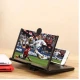 Lupa telefon 12" din PLASTIC  / Ecran de marire a telefonului / Ecran 3D Suport pliabil NEGRU