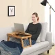 Masa pliabila din BAMBUS pentru laptop cu design Ergonomic