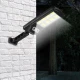 Mini Proiector 160 LED COB 8 CASSETE cu panou solar senzor de miscare si lumini
