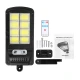 Mini Proiector 160 LED COB 8 CASSETE cu panou solar senzor de miscare si lumini