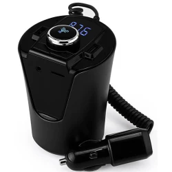 Modulator Bluetooth Auto ElektroStator BX6, FM, 2 x USB, Negru