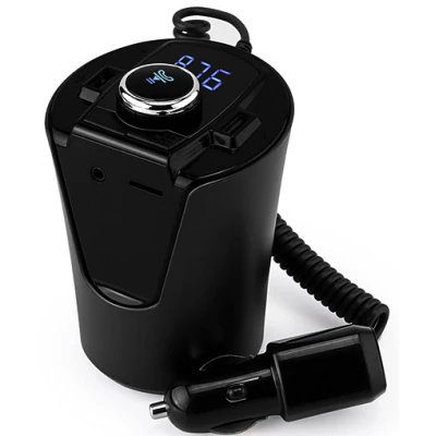Modulator Bluetooth Auto ElektroStator BX6, FM, 2 x USB, Negru