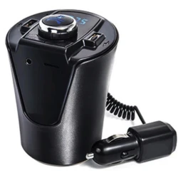 Modulator Bluetooth Auto ElektroStator BX6, FM, 2 x USB, Negru