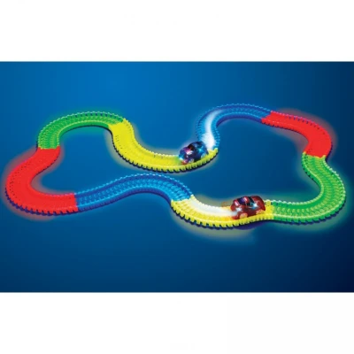 Pista luminoasa flexibila + masinuta MagicTracks - 360 piese