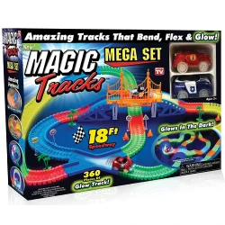 Pista luminoasa flexibila + masinuta MagicTracks - 360 piese