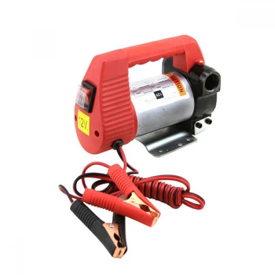UB Pompa electrica 12V transfer motorina, 40L/ min maner ROSU