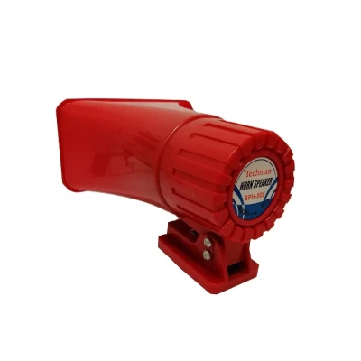 Portavoce-megafon auto 12V cu inregistrare si slot USB 40W  Rosie Dreptunghiulara 