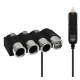 Priza Auto 12V  Olesson 1508 cu 5 intrari 120 W negru