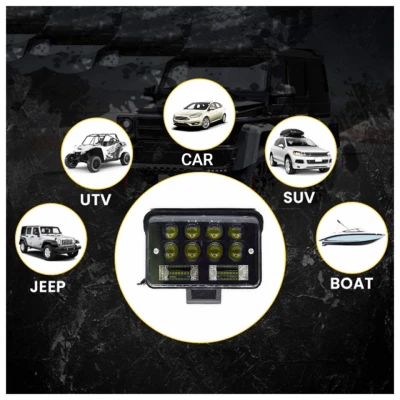 Proiector LED Auto Offroad 126W, 2 Faze