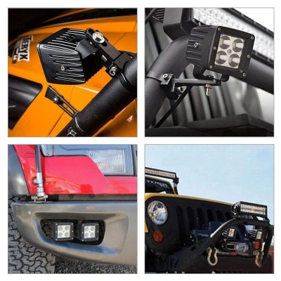 Proiector Offroad CREED, LED, 16W, 4LED, Patrat
