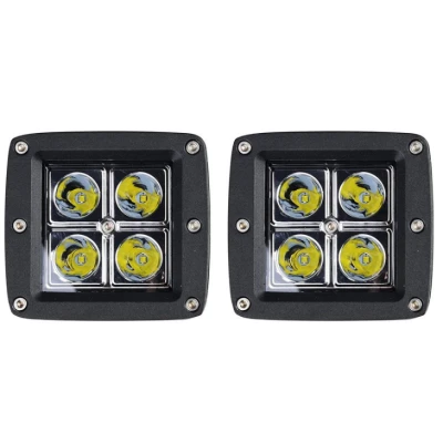 Proiector Offroad CREED, LED, 16W, 4LED, Patrat