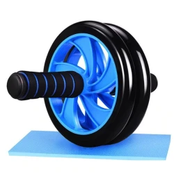Roata abdomen MICA Fitness Double Wheel manere drepte
