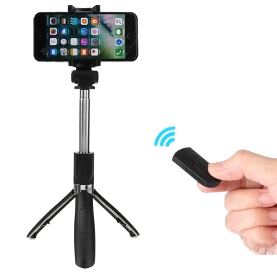 Selfie Stick Trepied WIreless L01 cu Telecomanda pentru iOS Android  