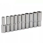 Set 10 Tubulare SINA 1/4" Profil Hexagon Lungi 63 mm