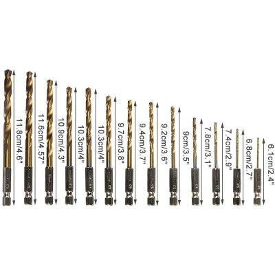 Set 13 Burghie cu cap BIT Prindere Hexagonala Otel 1.5-6.5 mm OFF