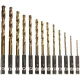 Set 13 Burghie cu cap BIT Prindere Hexagonala Otel 1.5-6.5 mm SC
