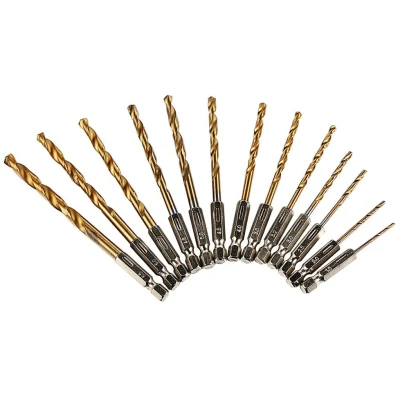 Set 13 Burghie cu cap BIT Prindere Hexagonala Otel 1.5-6.5 mm SC