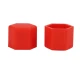 Set 20 capace prezoane 17" ROSII din Silicon pentru jante
