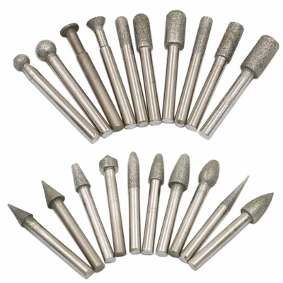 UB Set 20 Freze Diamantate BIAX Mari 6mm