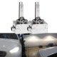 Set 2 becuri Xenon D1S White auto pentru far suport metalic 35W 6000K