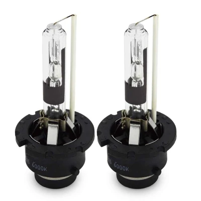 Set 2 becuri Xenon D2R White auto pentru far suport plastic 35W 6000K