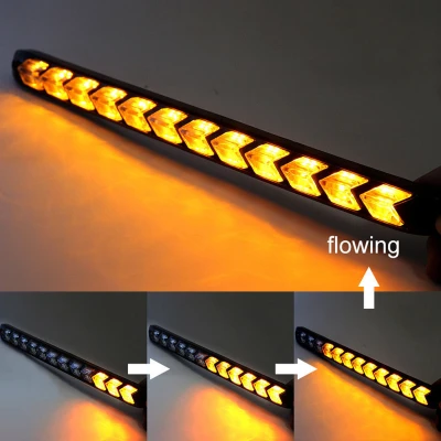Set 2 Benzi LED SAGEATA DRL 25 cm - 12 module