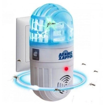 Set 2 Dispozitiv la Priza 220V Anti Insecte cu Ultrasunete Atomic Zabber