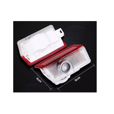 Set 2 Holograme LED cu LOGO MERCEDES BENZ pentru Portiere