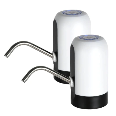 Set 2 Pompa electrica cu incarcare USB pentru bidoane apa