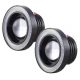 Set 2 Proiectoare 89 mm Angel Eyes cu LED DRL Lumina Alba
