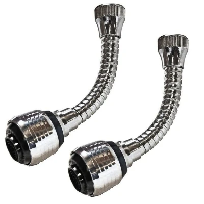 Set 2 Racorduri flexibile  universale robinet  Turbo Flex360