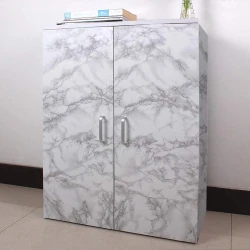 Set 2 X Autocolant Marmura ALBA 60 x 300 Autoadeziv Rezistent pentru Mobila