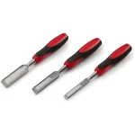 Set 3 dalti sculptura lemn