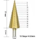 Set 3 FREZE Burghie in trepte pentru metal 4-32 mm