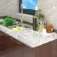 Set 3 X Autocolant Marmura ALBA 60 x 300 Autoadeziv Rezistent pentru Mobila BS