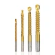 Set 4 burghie frezare TITAN HSS