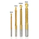 Set 4 burghie frezare TITAN HSS