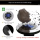 Set 4 Lampi Solare METALICE Argintii Disk Lights pentru gradina AX
