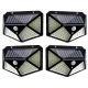 Set 4 Lampi ULTRA 100 LED Solare cu senzor de miscare si lumina 3 moduri ILUMINARE