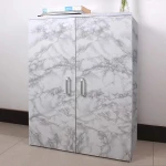 Set 4 X Autocolant Marmura ALBA 60 x 200 Autoadeziv Rezistent pentru Mobila