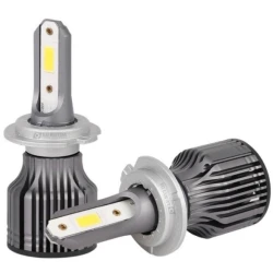 Set de 2 Lampi T3 H7 LED Auto cu o faza temperatura 6500K putere 36W 3800LM