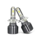 Set de 2 Lampi T3 H7 LED Auto cu o faza temperatura 6500K putere 36W 3800LM
