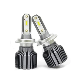 Set de 2 Lampi T3 H7 LED Auto cu o faza temperatura 6500K putere 36W 3800LM