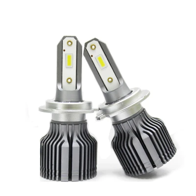 Set de 2 Lampi T3 H7 LED Auto cu o faza temperatura 6500K putere 36W 3800LM