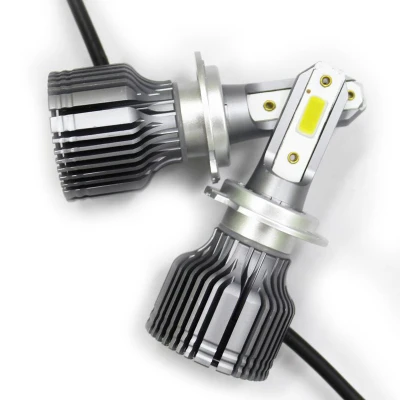 Set de 2 Lampi T3 H7 LED Auto cu o faza temperatura 6500K putere 36W 3800LM