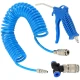 Set pistol de suflat aer  furtun spirala de 5 m T de conectare camion