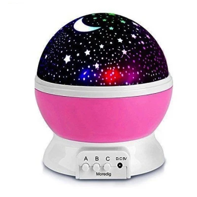 UB Star Master ROZ GLOB 360 Lampa de Veghe cu Proiector Rotativ Stele 