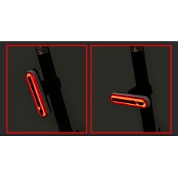 Stop LED Bicicleta 2206 cu 4 Moduri Iluminare  Reincarcabil USB 