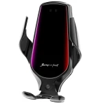 Suport Auto NEGRU R1 Senzor Incarcare Fast Charge Wireless 